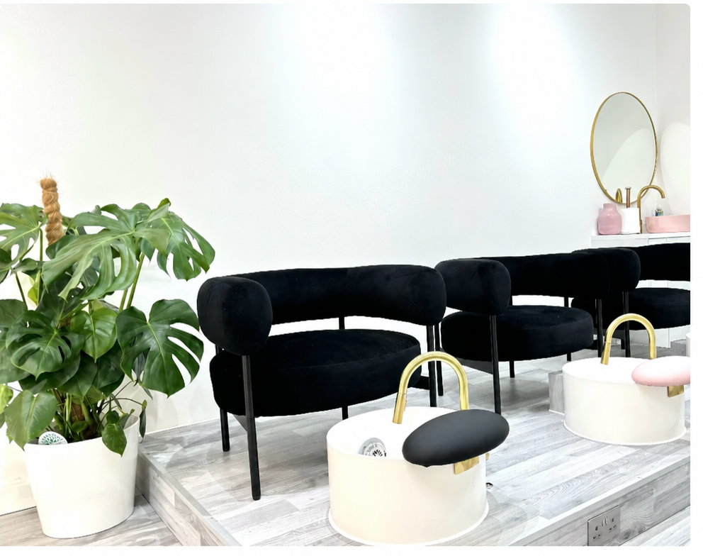 Pedicure chairs at TW Nail Club